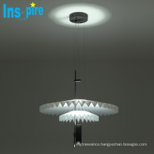 Promotional Design Iron Acrylic Modern Lighting Pendant Hanging Lamp